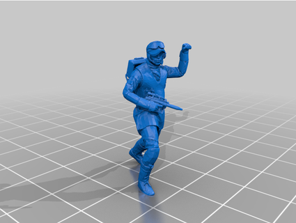 Rebell hoth Soldat Star Kriege Armee Männer jedijayfish 3d print model - Mito3D