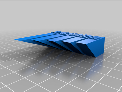 petit surplomb angle tester abraxas 3d print model - Mito3D