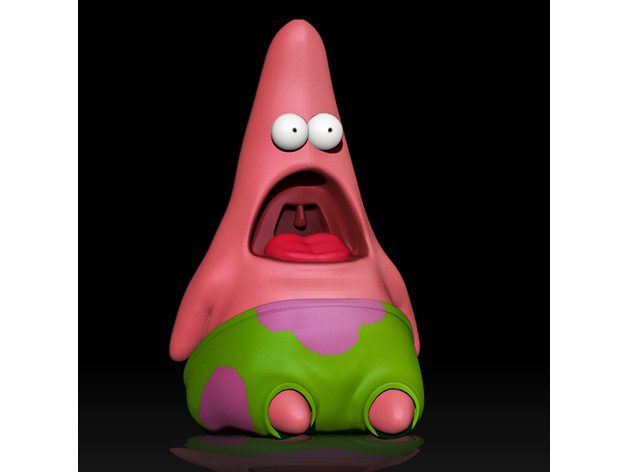 patrick star haesea 3D print model - Mito3D