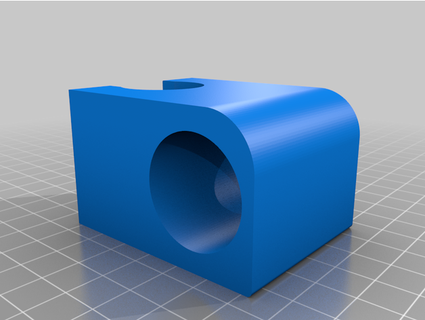 Clip lock Roller Unterstützung Diebstahlsicherung gießen druckte 3d print model - Mito3D
