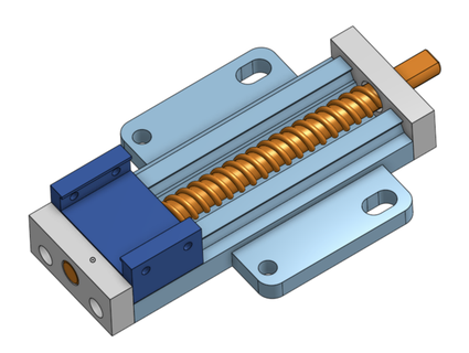 improved manual z-mechanism cheap laser engravers dkj4linux 3d print model - Mito3D