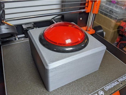 big red button box eg3dprinting 3d print model - Mito3D