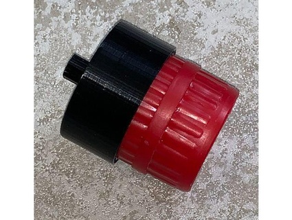 pvc pipe hand deburring tool drill adapter syntax1269 3d print model - Mito3D