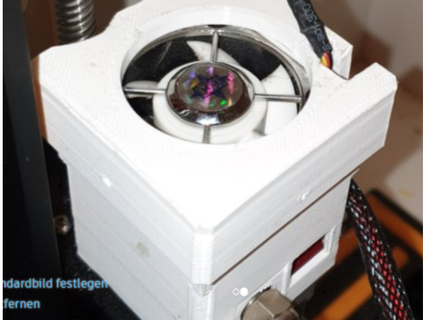extruder cooling fan v2+v3 cr-10 magma666 3d print model - Mito3D