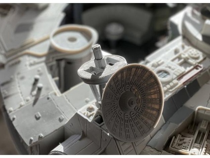 radar plat cheville héritage millénaire faucon apcoyne 3d print model - Mito3D