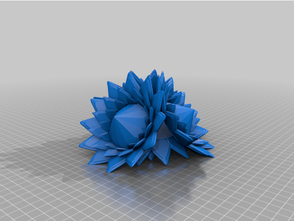 flowers 2 magma666 3d print model - Mito3D