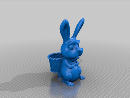 rabbit easter magma666 3d print model - Mito3D