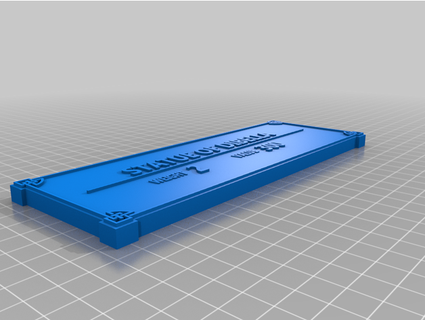 tesv skyrim - customizable item stat block lord samoht 3d print model - Mito3D