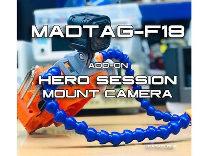 madtag f18 hero session mount add-on dataclone 3d print model - Mito3D