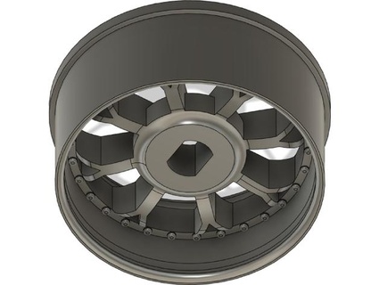 deep dish bbs wheels ndroid19 3d print model - Mito3D