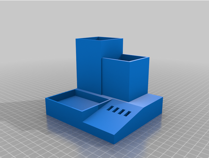 desk organizer optimistictoast 3d print model - Mito3D