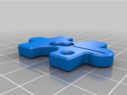 puzzle key pendant heart allemool 3d print model - Mito3D