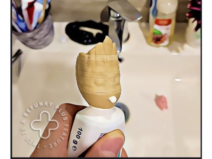 groot toothpaste vomit strathernjwh 3d print model - Mito3D