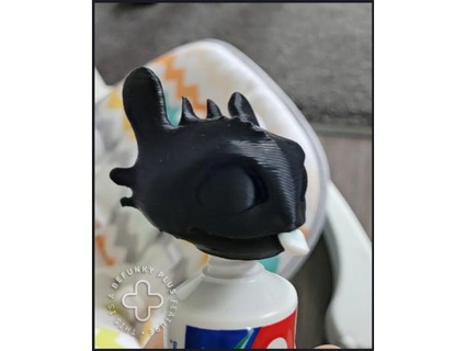 toothless toothpaste vomit strathernjwh 3d print model - Mito3D