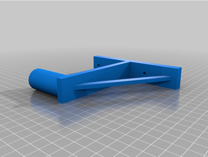 modello razzo parete montare russell 3d print model - Mito3D