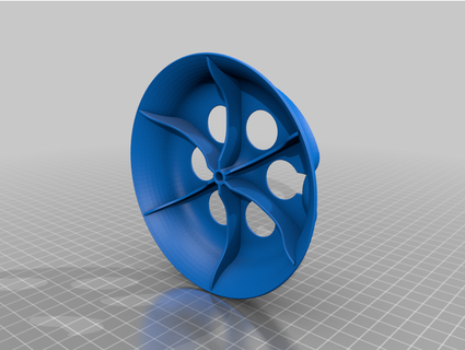 super doux 200mm roue douille corde photos 3d print model - Mito3D
