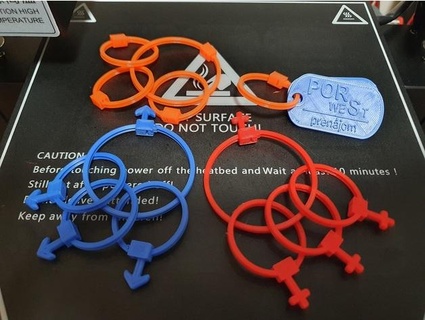 keychain ring click mechanism xmajrox 3d print model - Mito3D