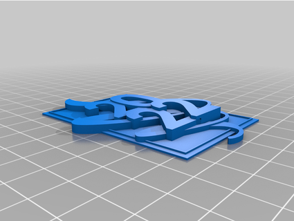 porte clés 2022 infinitycrea3d 3d print model - Mito3D