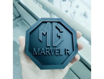 mg marvel r custom logo madsmaurstad 3d print model - Mito3D