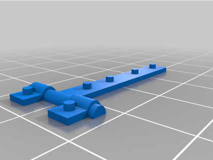 shutter hinge revised alfaguy74 3d print model - Mito3D