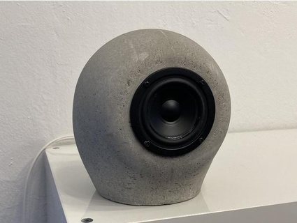 mona concrete speaker box gollonline 3d print model - Mito3D
