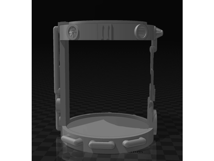 scifi terrário cobrir bainha guerrilha 3d print model - Mito3D