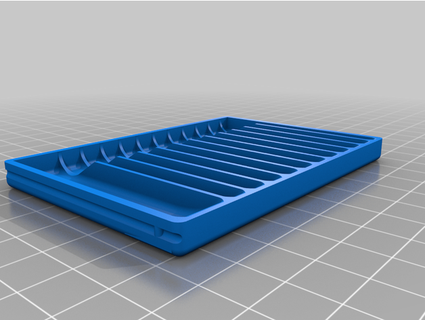 small tap drill bit organiser box rardio 3d print model - Mito3D