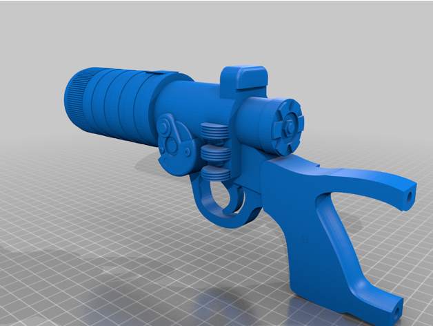 boba fett blaster book gudarix 3D print model - Mito3D