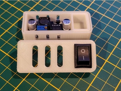 dc bode conversor caso bainha 12v roqueiro interruptor sandmann80 3d print model - Mito3D