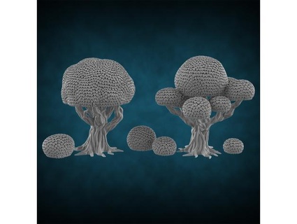 miniature trees qbatronix  3d print model - Mito3D