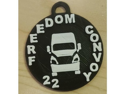 freedom convoy keychain aaronwipf 3d print model - Mito3D