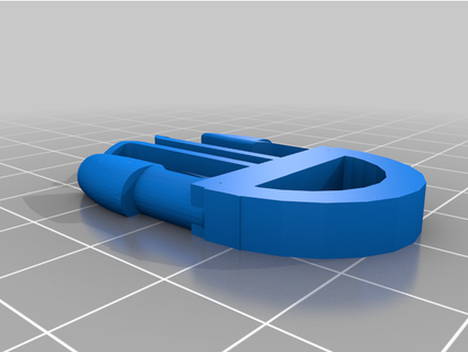 side release buckle adapter remix mediatote 3d print model - Mito3D