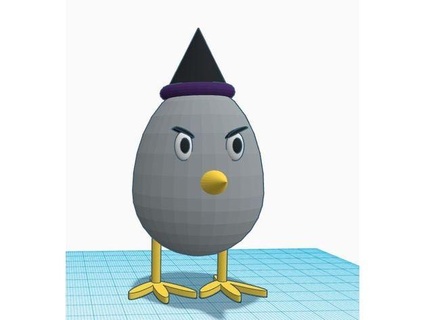 chicken witch ferniverse 3d print model - Mito3D