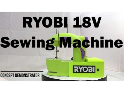 Ryobi 18v portátil costura máquina respiração 3d print model - Mito3D