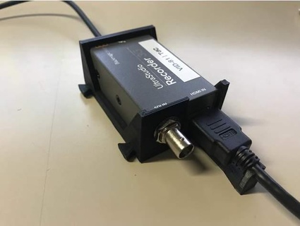 blackmagic ultrastudio recorder monitor 3g rack cable lock odbo 3d print model - Mito3D
