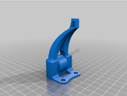 bicycle stem headlight mount manbehindthemadness 3d print model - Mito3D