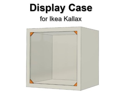 display case ikea kallax azaleh 3d print model - Mito3D