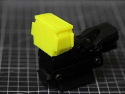 red dot finder flip-up cover luggiduggi 3d print model - Mito3D