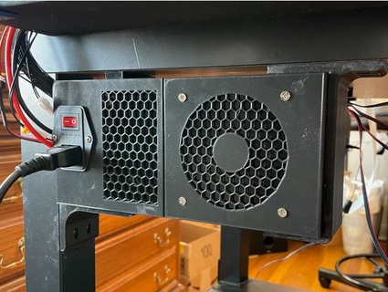 ender 3 pro mean well psu mount rucker 3d print model - Mito3D