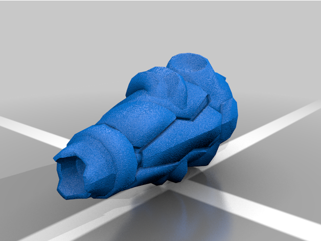 raven beak's arm cannon dinthewander 3D print model - Mito3D