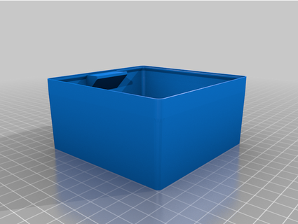 stapelbar Box Etikette parametriert freecad mark0815 3d print model - Mito3D