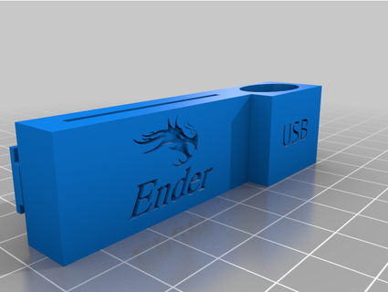Ender 3 Profi Scrapper USB Halter Unterstützung Relikt 3d print model - Mito3D