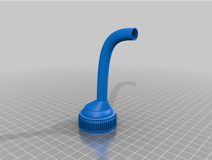 us milk jug screw spout plun 3d print model - Mito3D