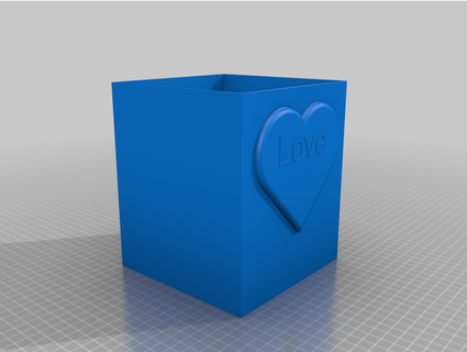 San Valentino regalo cuore scatola jlacapria 3d print model - Mito3D