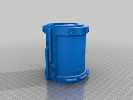 sci fi líquido tanque terreno trozo guerrilla 3d print model - Mito3D