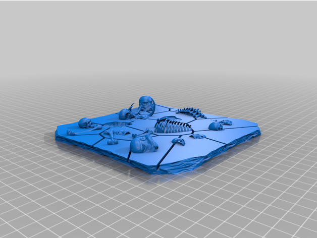 rancor base hoofiepuppet 3D print model - Mito3D