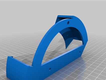 tp link deco m9 pared soporte medio circulo pequeña impresoras driqx 3d print model - Mito3D