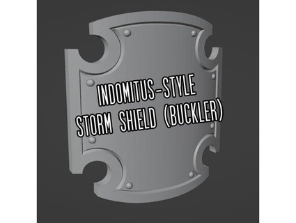 indominitus style storm shield buckler iamthewizurd 3d print model - Mito3D