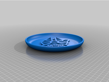 Coaster bangs glace doigts pentails 3d print model - Mito3D