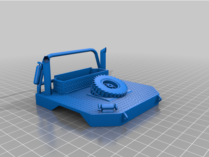 flatbed rc crawler brink0417 3d print model - Mito3D
